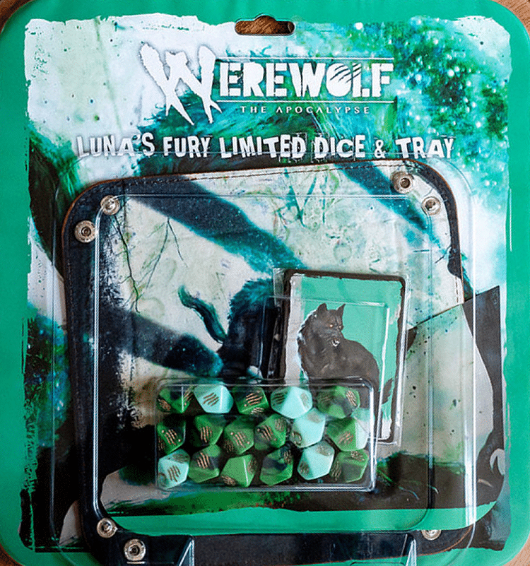 Werewolf The Apocalypse: Luna's Fury Dice Set and Tray image 0